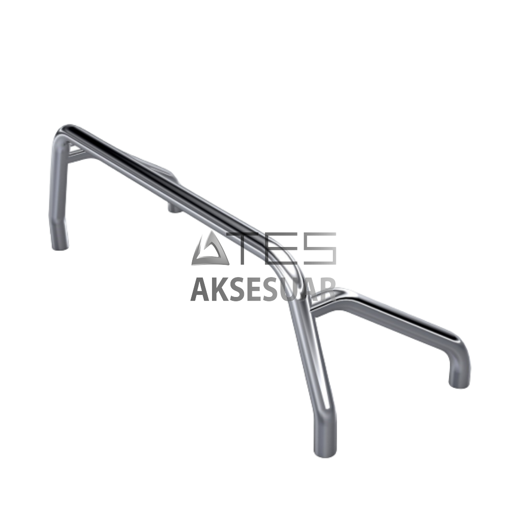 15-1.png ISUZU D-MAX 2007-2012 JUNGLE KROM Pickup Boru Tip Rollbar - Görsel 1