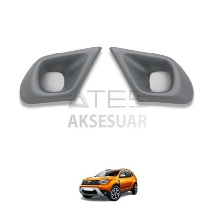 Dacia Duster Sis Farı Çerçevesi Mat Gri 2018 ve Üzeri