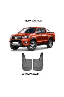Toyota Hilux 2015-2021 Paçalık Tozluk 2 Parça Arka Paçalık